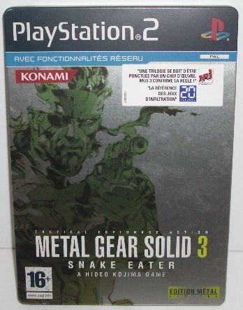 Metal Gear Solid 3 : Snake Eater - Edition Steelbook - Playstation 2