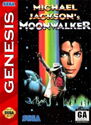 Michael Jackson's Moonwalker (import USA) en boîte - Megadrive