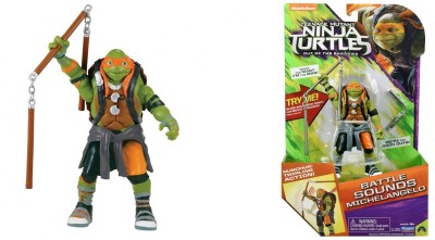 Figurine Michelangelo Battle Sounds - Teenage Mutant Ninja Turtles Out of the Shadows - Figurine