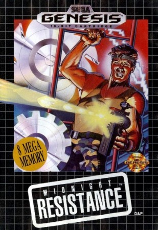 Midnight Resistance (import USA) en boîte - Megadrive