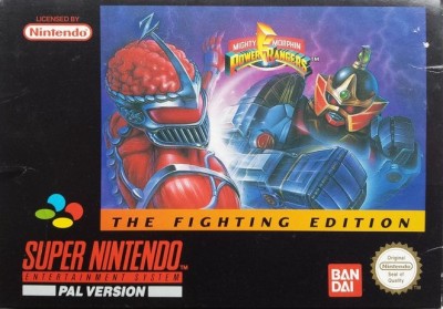 Mighty Morphin Power Rangers: The Fighting Edition - Super Nintendo