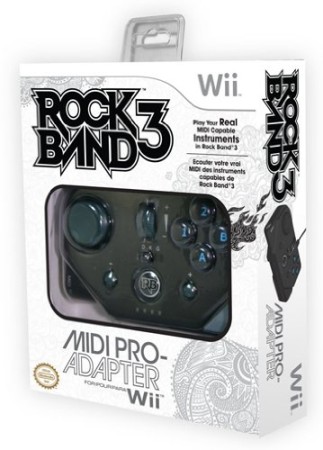 Mini Pro Adaptateur Midi Rock Band 3 - Wii