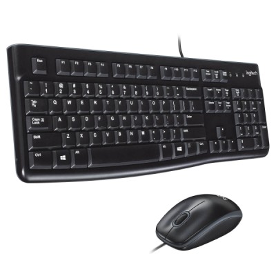Souris + Clavier Logitech MK120 noir - Accessoires