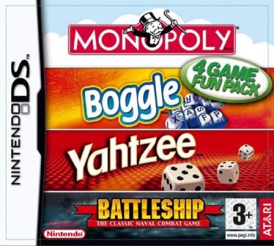 Monopoly/Boggle/Yahtzee/Battleship - DS