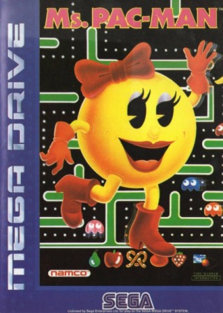 Ms Pac-Man en boîte - Megadrive