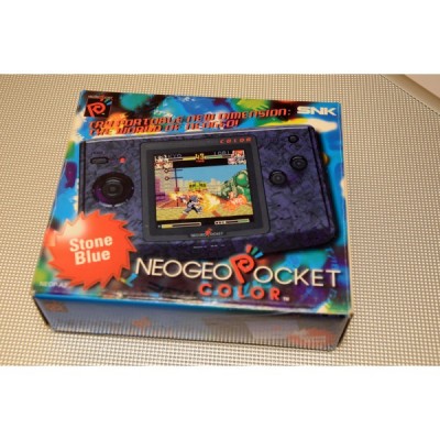 Console Neo Geo Pocket Color Stone Blue en boîte  - Neo Geo Pocket couleur