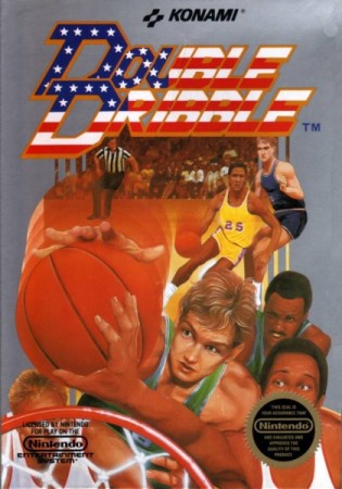 Double Dribble (import USA)  - NES