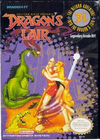 Dragon's Lair (Import USA) en boîte  - NES