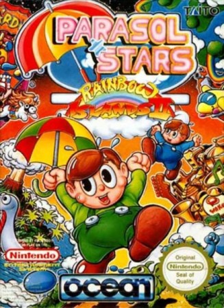 Parasol Stars: Rainbow Islands II en boîte - NES