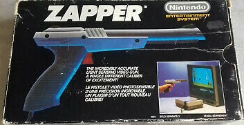 Zapper gris en boîte - NES