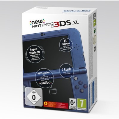 Console New Nintendo 3DS XL Bleu Métallique en boîte - 3DS