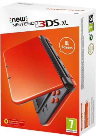 Console New Nintendo 3DS XL Orange et Noire (En Boîte) - 3DS