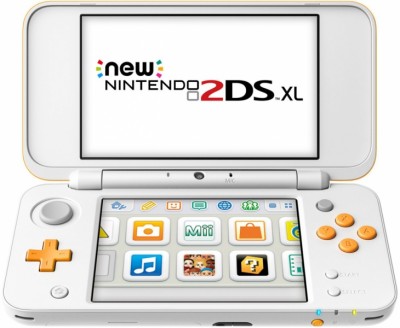 Console New Nintendo 2DS XL Blanc Orange - 3DS