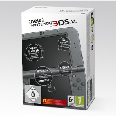 Console New Nintendo 3DS XL Noire Métallique (en boîte) - 3DS