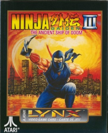 Ninja Gaiden III: The Ancient Ship of Doom en boîte - Atari Lynx