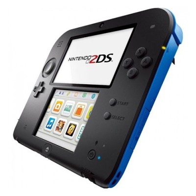 Console Nintendo 2DS Noire et Bleue et Yo-Kai Watch - 3DS