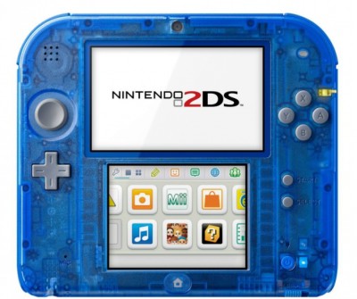Console Nintendo 2DS Bleu Transparent - Edition Pokémon Bleu - 3DS