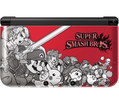 Console Nintendo 3DS XL Rouge - Édition Super Smash Bros - 3DS