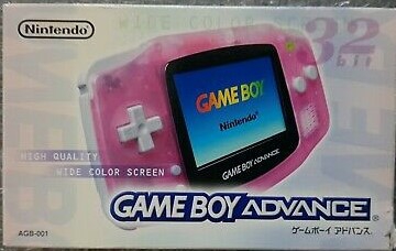 Console Game Boy Advance Rose Transparente (import japonais) en boîte - Game Boy Advance