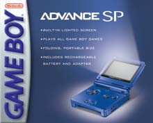 Console Game Boy Advance SP Bleue (En Boîte) - Game Boy Advance