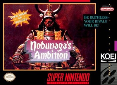 Nobunaga's ambition (import USA) en boîte  - Super Nintendo