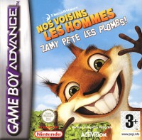 Nos voisins les hommes : zamy pète les plombs en boîte - Game Boy Advance