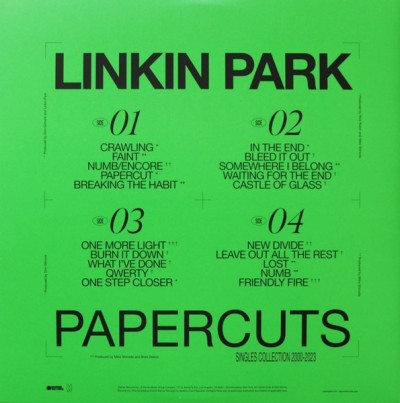 Vinyle Papercuts - Linkin Park - Vinyles