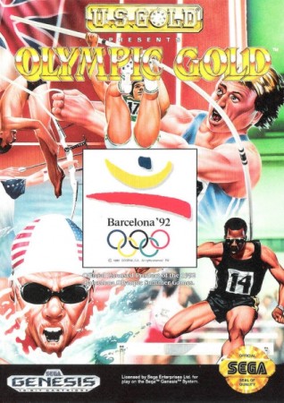 Olympic Gold: Barcelona '92 (import USA) en boîte  - Megadrive