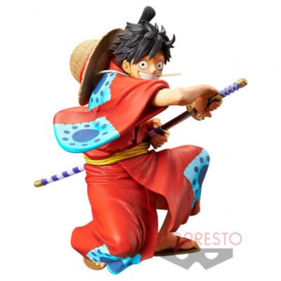 Figurine Monkey D Luffy - One Piece Wano Kuni King Of Artist - Figurine