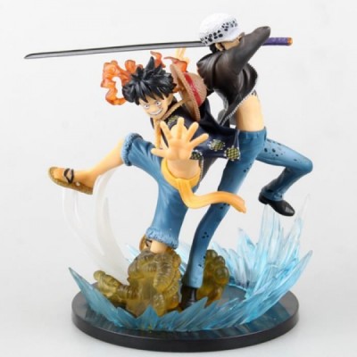 Figurines Monkey D. Luffy et Trafalgar Law - One Piece Figuarts Zero 5th Anniversary  - Figurine