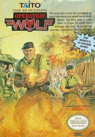 Operation Wolf (Import USA) - NES