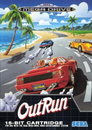 Out Run en boîte - Megadrive