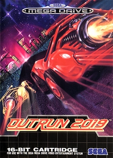 Out Run 2019 en boîte - Megadrive