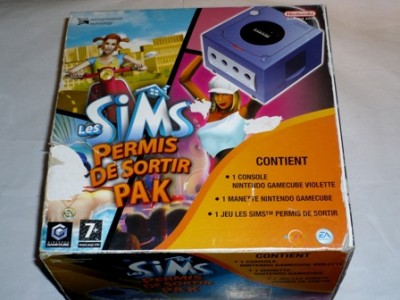 Console Gamecube Les Sims Permis de Sortir en boîte - GameCube