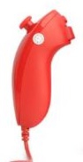 Nunchuk Rouge Non Officiel - Wii
