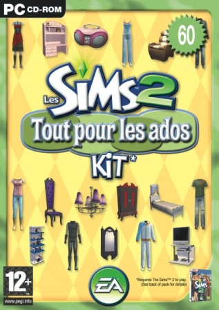 Les Sims 2 : Kit Tout pour les ados - Jeux PC