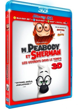 M.Peabody et Sherman Les Voyageurs dans le Temps 3D - BluRay