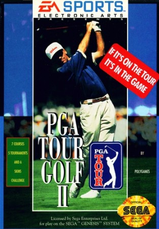 PGA Tour Golf II (import USA) en boîte - Megadrive