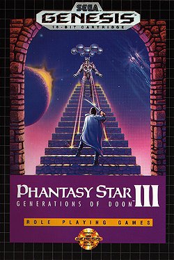 Phantasy Star III: Generations of Doom (import USA) - Megadrive