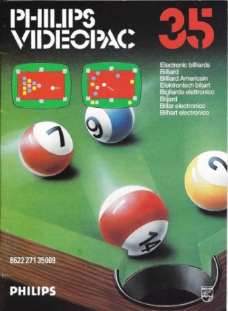 Billard Americain Videopac N°35 - Philips Videopac