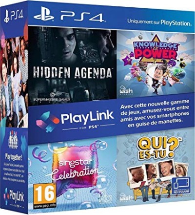 PlayLink : Qui Es Tu ? - Knowledge is Power - SingStar Celebration - Hidden Agenda - Playstation 4 