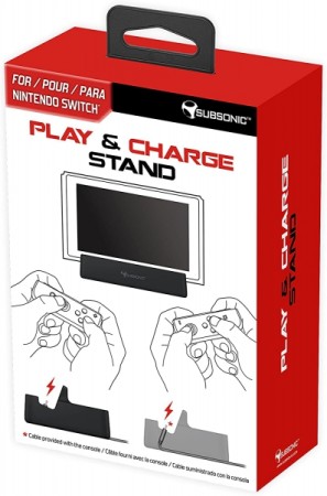Play & Charge Stand en boîte  - Switch