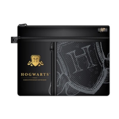 Pochette multi-poches Blason de Poudlard - Harry Potter - Textile