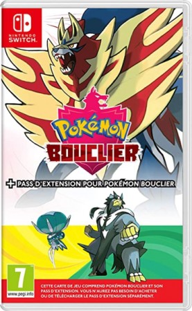 Pokémon Bouclier et Pass Extension sous blister - Switch