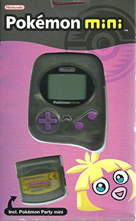 Console Pokémon Mini Violette et Pokémon Party en boîte - Game Boy