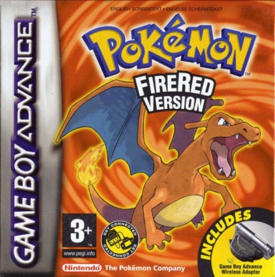 Pokemon Rouge Feu (import anglais) en boîte - Game Boy Advance