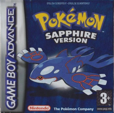 Pokemon Saphir (import anglais) en boîte - Game Boy Advance