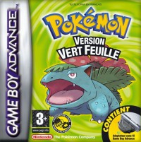Pokemon Vert Feuille en boîte - Game Boy Advance