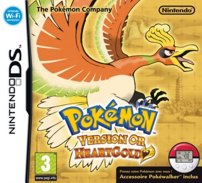 Pokemon Version Or : Heartgold avec Pokewalker sous blister - DS