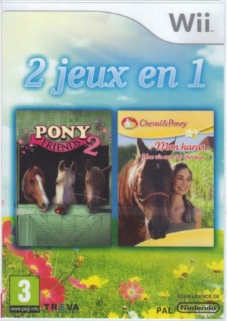 Pony Friends 2 et Mon Haras - une vie avec les chevaux - Wii